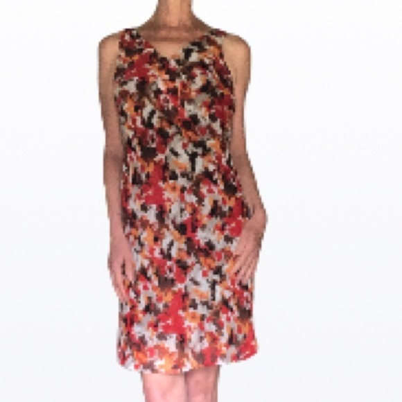 Jessica Midi Floral Deep V Neck Sleeveless Slip on Dress Size 8 - Picture 2 of 13